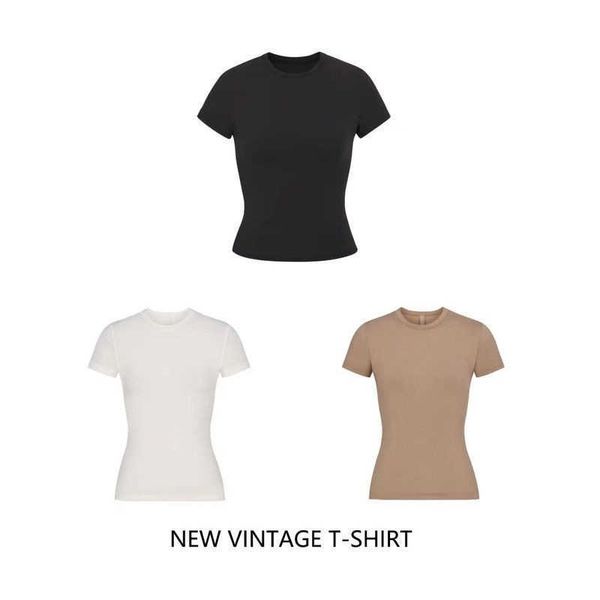 luxury brand short sleeved t shirt tight round neck tshirt designer pullover tee womens slim yoga clothes quick drying shapewear, White;black
luxury brand short sleeved t shirt tight round neck tshirt designer pullover tee womens slim yoga clothes quick drying shapewear, White;black