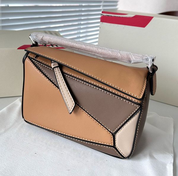 designer bag genuine leather handbag shoulder bucket woman bags puzzle clutch totes crossbody geometry square contrast color patchwork purse
designer bag genuine leather handbag shoulder bucket woman bags puzzle clutch totes crossbody geometry square contrast color patchwork purse