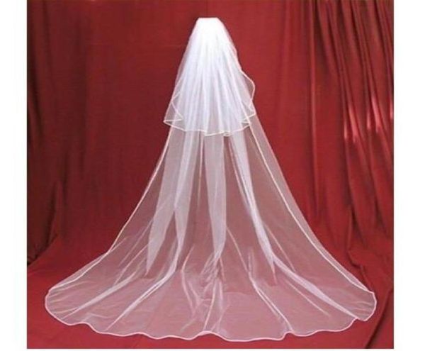 new veil in bride veils charming ivorywhite 2 tier cathedral wedding veil with comb lace purfles custom 3 meters5907523, Black
new veil in bride veils charming ivorywhite 2 tier cathedral wedding veil with comb lace purfles custom 3 meters5907523, Black