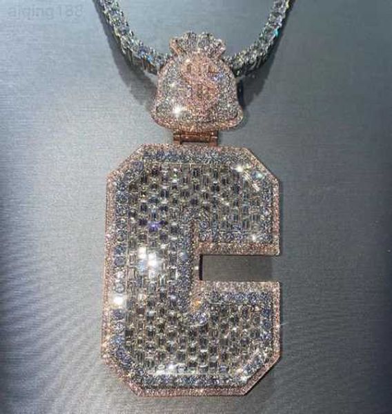 hip hop jewelry 2023 new designs two tone 925 sterling silver fully iced out bling moissanite emerald custom 3d letter pendant
hip hop jewelry 2023 new designs two tone 925 sterling silver fully iced out bling moissanite emerald custom 3d letter pendant