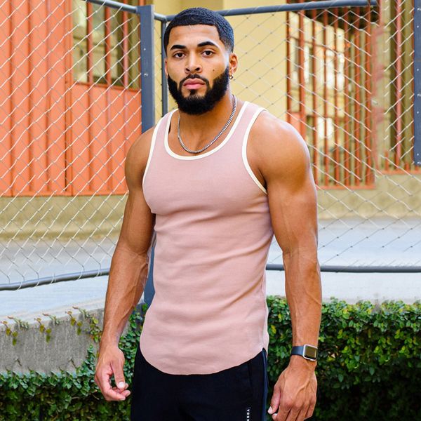 men' tank summer men' vest sports fitness knitted elastic breathable tank gym running training bodybuilding sleeveless t-shirt, White;black
men' tank summer men' vest sports fitness knitted elastic breathable tank gym running training bodybuilding sleeveless t-shirt, White;black