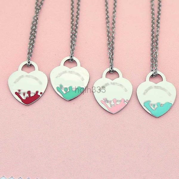 luxury heart necklace womens one set of packaging stainless steel 19mm pendant blue pink green red couple jewelry on the neck valentine day, Silver
luxury heart necklace womens one set of packaging stainless steel 19mm pendant blue pink green red couple jewelry on the neck valentine day, Silver