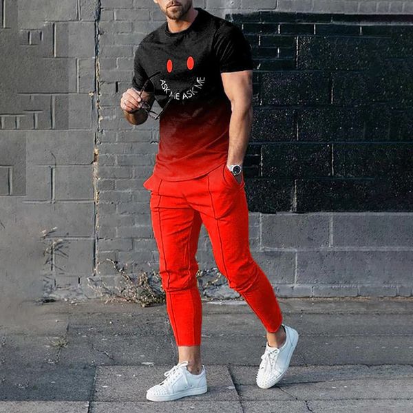 men's tracksuits arrival funny smiley trousers tracksuit 2 piece sets short sleeves t shirtlong pants print casual suits mens clothes 2, Gray
men's tracksuits arrival funny smiley trousers tracksuit 2 piece sets short sleeves t shirtlong pants print casual suits mens clothes 2, Gray