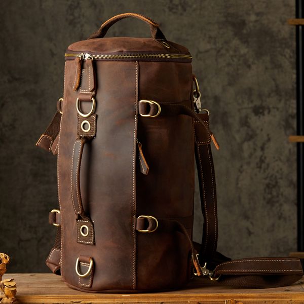 school bags original crazy horse leather backpack men's handbags vintage large capacity portable travel bag cowhide motorcycle backpack
school bags original crazy horse leather backpack men's handbags vintage large capacity portable travel bag cowhide motorcycle backpack