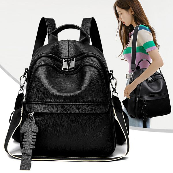 school bags cow leather women backpack fashion luxury ladies travel knapsack girls shoulder bag genuine mochila 230721
school bags cow leather women backpack fashion luxury ladies travel knapsack girls shoulder bag genuine mochila 230721