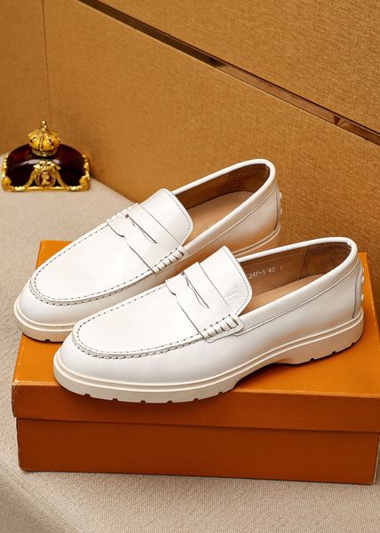 2023 mens designer dress shoes genuine leather fashion business office work formal loafers male brand party wedding flats size 38-45, Black
2023 mens designer dress shoes genuine leather fashion business office work formal loafers male brand party wedding flats size 38-45, Black