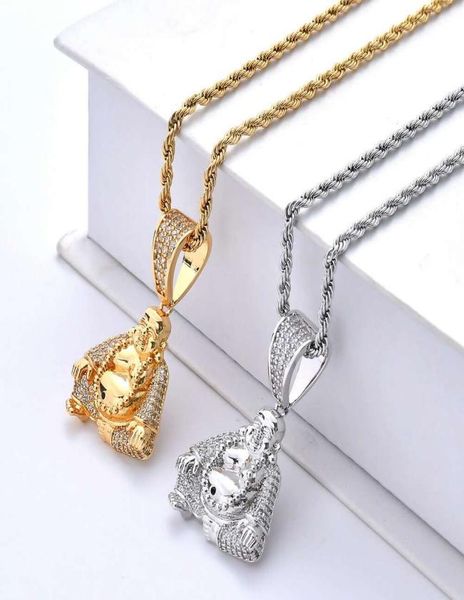 hip hop maitreya buddha diamonds pendant necklaces for men luxury crystal pendants real gold plated copper zircons necklace buddhi6031555, Silver
hip hop maitreya buddha diamonds pendant necklaces for men luxury crystal pendants real gold plated copper zircons necklace buddhi6031555, Silver