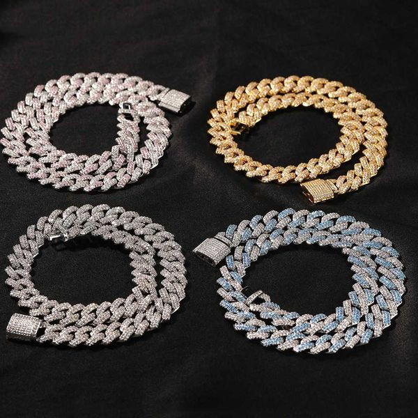 custom 13mm vvs moissanite iced out diamond gold color bling hiphop chain necklace 5a zircon men necklace miami cuban link chain, Silver
custom 13mm vvs moissanite iced out diamond gold color bling hiphop chain necklace 5a zircon men necklace miami cuban link chain, Silver