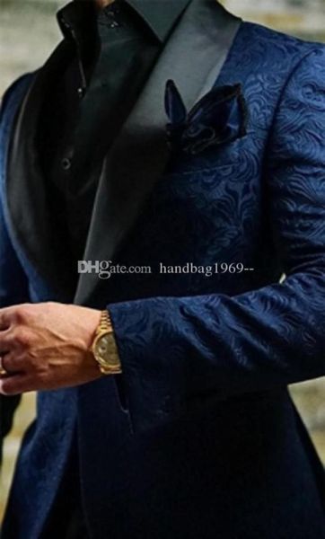 classic style one button navy blue paisley groom tuxedos shawl lapel groomsmen mens suits weddingpromdinner blazer jacketpants1669059, Black;gray
classic style one button navy blue paisley groom tuxedos shawl lapel groomsmen mens suits weddingpromdinner blazer jacketpants1669059, Black;gray