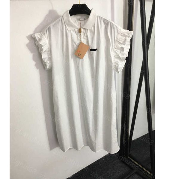 23ss summer dress womens designer clothing women dresses polo collar lotus short sleeve cotton dress womens clothing a1, Black;gray
23ss summer dress womens designer clothing women dresses polo collar lotus short sleeve cotton dress womens clothing a1, Black;gray