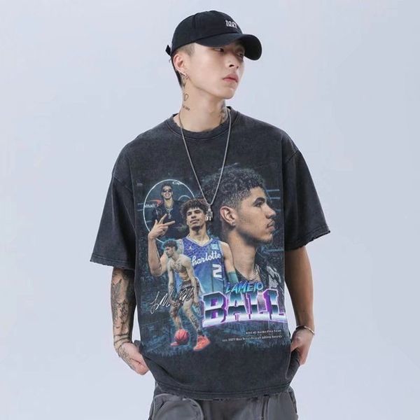 women's tshirt 2023 summer printed tshirt american high street basketball clothing retro washed cotton shortsleeved old men 230721, White
women's tshirt 2023 summer printed tshirt american high street basketball clothing retro washed cotton shortsleeved old men 230721, White