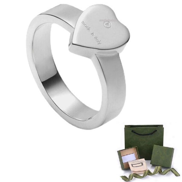 designer ring fashion heart rings for women designers jewelry lovers shaped ring with box, Silver
designer ring fashion heart rings for women designers jewelry lovers shaped ring with box, Silver