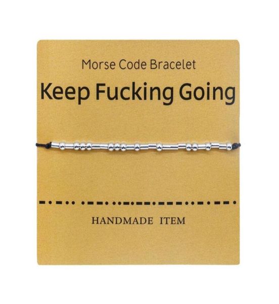 korean version morse code bracelet rice bead bracelet set character paper card bracelet5331851, Silver
korean version morse code bracelet rice bead bracelet set character paper card bracelet5331851, Silver