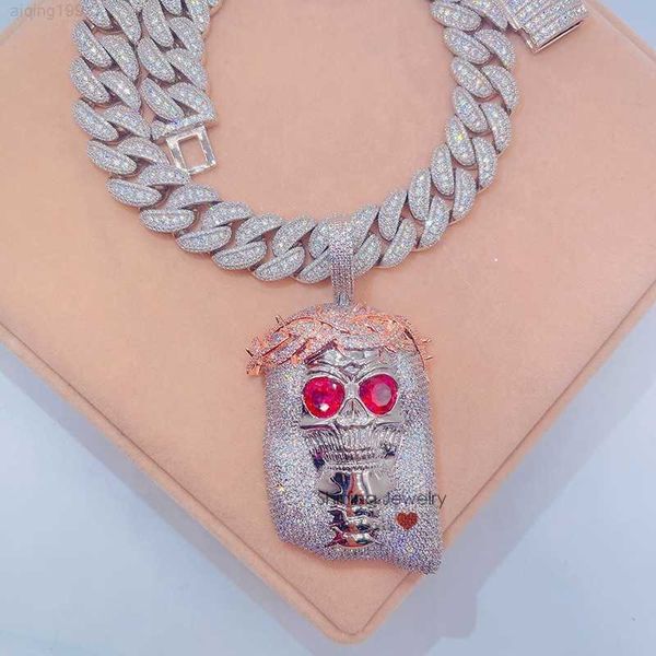 drop shipping solid silver hip hop iced out vvs moissanite diamond jesus face pendant
drop shipping solid silver hip hop iced out vvs moissanite diamond jesus face pendant
