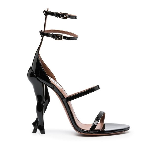 new fashion metal hip type high-heeled sandals multi-strap patent leather high-heeled sandal women's luxury designers party queen eveni, Black
new fashion metal hip type high-heeled sandals multi-strap patent leather high-heeled sandal women's luxury designers party queen eveni, Black