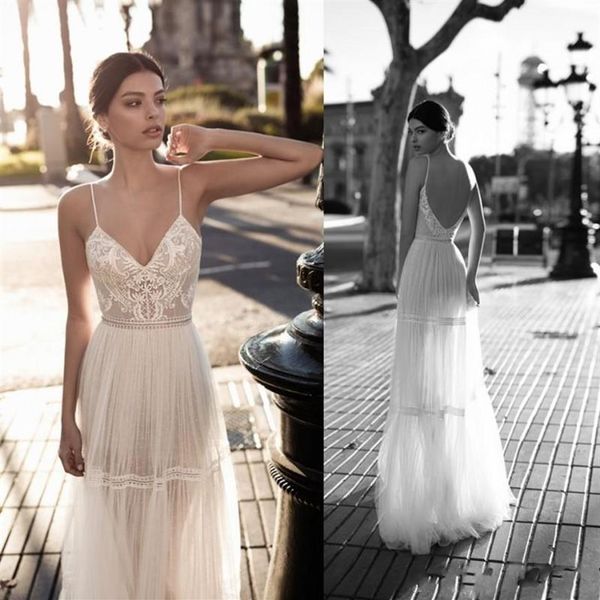 gali karten wedding dresses bridal gowns lace applique berta bohemian spaghetti straps v-neck backless floor length real image249l, White
gali karten wedding dresses bridal gowns lace applique berta bohemian spaghetti straps v-neck backless floor length real image249l, White