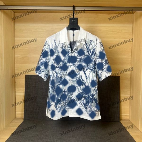 xinxinbuy men designer tee t shirt 23ss paris coral seaweed letter print sets fabric short sleeve cotton women blue xs-2xl, Black;brown
xinxinbuy men designer tee t shirt 23ss paris coral seaweed letter print sets fabric short sleeve cotton women blue xs-2xl, Black;brown