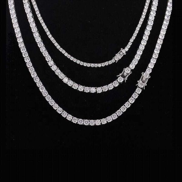 hip hop ladies men's lab custom grown diamond tennis chain 9k tennis necklace, Silver
hip hop ladies men's lab custom grown diamond tennis chain 9k tennis necklace, Silver