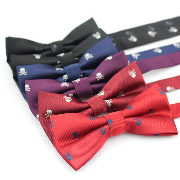 men's skull skeleton woven polyester pattern neck ties for men bow tie neckties bowtie gravatas butterfly, Red;black
men's skull skeleton woven polyester pattern neck ties for men bow tie neckties bowtie gravatas butterfly, Red;black