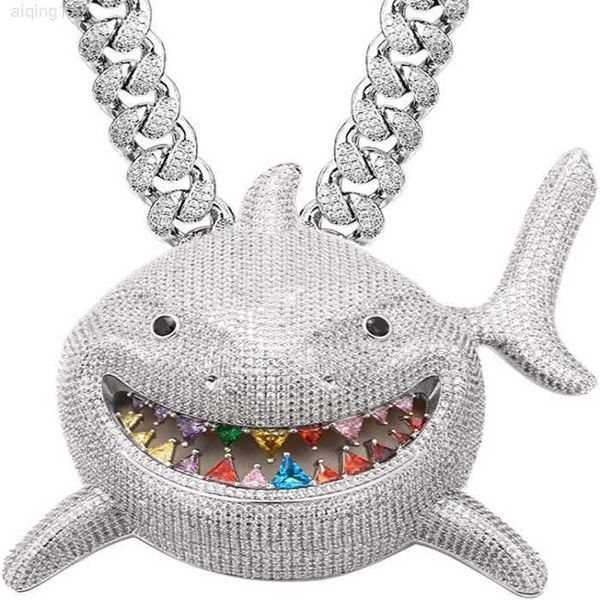 hip hop jewelry 18k gold plated 3d large shark pendant iced out creative necklace moissanite hip hop jewelry, Silver
hip hop jewelry 18k gold plated 3d large shark pendant iced out creative necklace moissanite hip hop jewelry, Silver