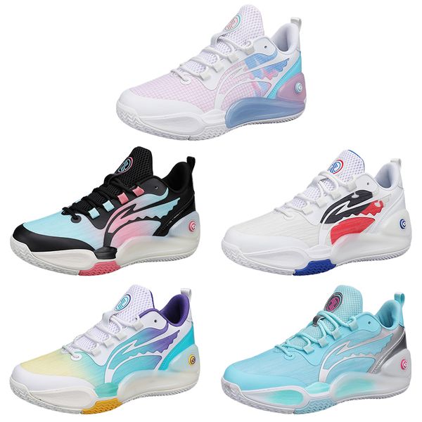 2023 multi color basketball shoes breathable men purple black yellow pink trainers outdoor sports color5
2023 multi color basketball shoes breathable men purple black yellow pink trainers outdoor sports color5