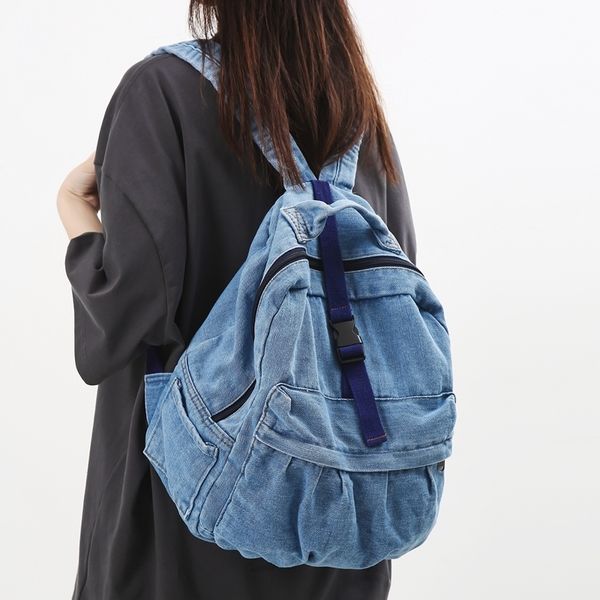 school bags annmouler casual women backpack denim shoulder bag large capacity daypack fashion student quality travel 230721
school bags annmouler casual women backpack denim shoulder bag large capacity daypack fashion student quality travel 230721