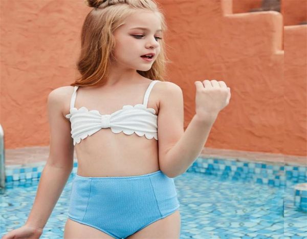 2pcs bikini swimwear kid girl swimsuit smocking lace white vest solid color sling high waist blue triangle shorts swimming suit on5599148, Black
2pcs bikini swimwear kid girl swimsuit smocking lace white vest solid color sling high waist blue triangle shorts swimming suit on5599148, Black