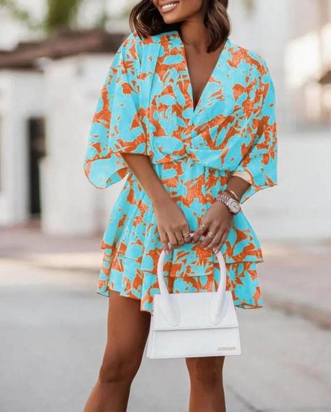 casual dresses women short sleeve v neck party dress commuter fashion print beach mini lady elegant laceup ruffle office dressesc6810388, Black;gray
casual dresses women short sleeve v neck party dress commuter fashion print beach mini lady elegant laceup ruffle office dressesc6810388, Black;gray