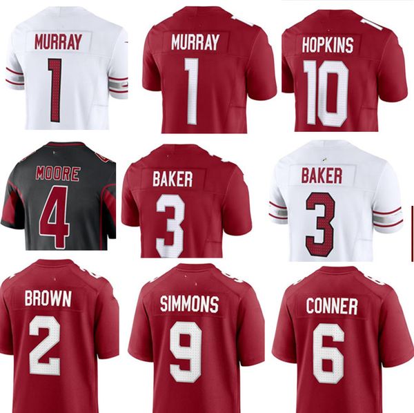 football jersey 99 j.j. watt 1 kyler murray 10 deandre hopkins 3 budda baker 4 rondale moore 18 a.j. green 2 marquise brown 6 james conner 4, Black;red
football jersey 99 j.j. watt 1 kyler murray 10 deandre hopkins 3 budda baker 4 rondale moore 18 a.j. green 2 marquise brown 6 james conner 4, Black;red