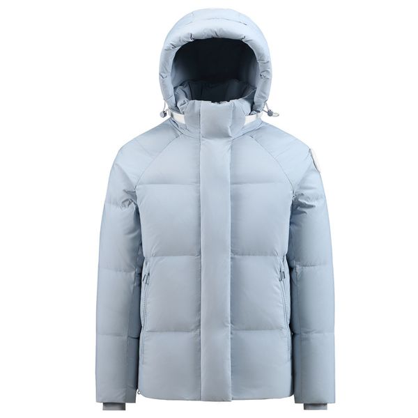 autumn and winter men's and women's short thickened down jacket lovers' outdoor cold proof jacket, Black
autumn and winter men's and women's short thickened down jacket lovers' outdoor cold proof jacket, Black