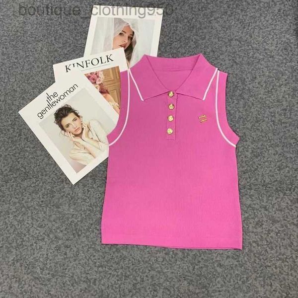 summer womens knits tees polo collar sleeveless tank for women summer new slim fit niche short, White
summer womens knits tees polo collar sleeveless tank for women summer new slim fit niche short, White