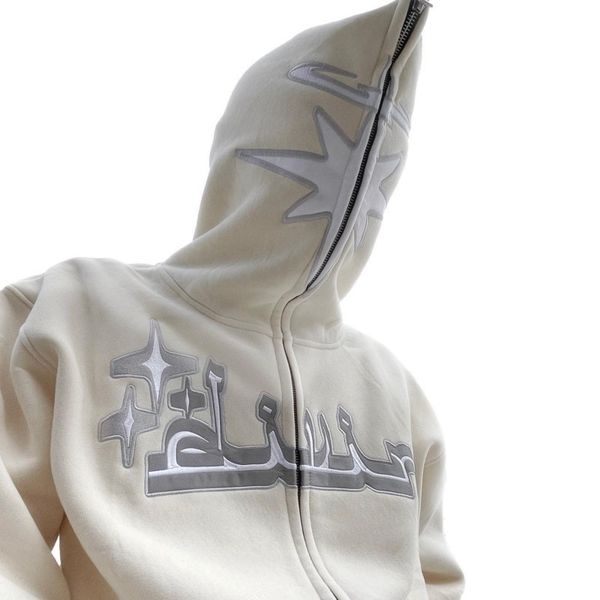 funny embroidery print full zip sweatshirt harajuku street y2k hoodie loose hip hop gothic couple jacket, Black
funny embroidery print full zip sweatshirt harajuku street y2k hoodie loose hip hop gothic couple jacket, Black