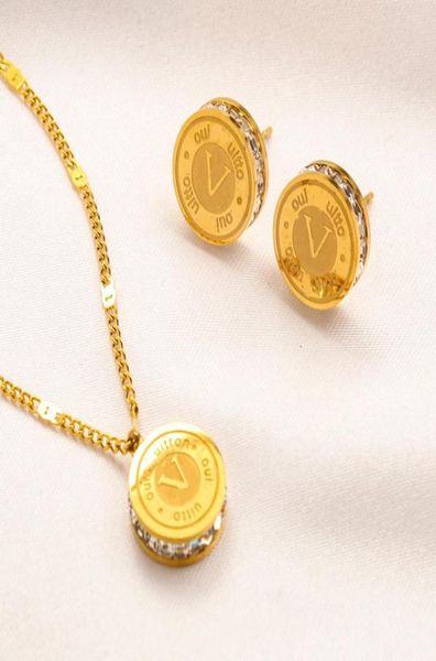 luxury designer necklace earring pendant chain 18k gold plated stainless steel crystal rhinestones letter necklaces fashion women 5836733, Silver
luxury designer necklace earring pendant chain 18k gold plated stainless steel crystal rhinestones letter necklaces fashion women 5836733, Silver