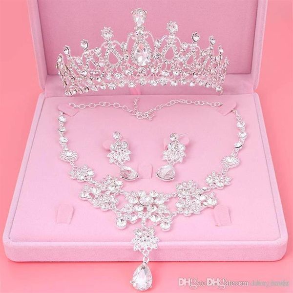 engagement women jewelry set noble shiny crown tiara necklace earrings wedding bridal jewelry custome decoration accessor2465, Silver
engagement women jewelry set noble shiny crown tiara necklace earrings wedding bridal jewelry custome decoration accessor2465, Silver