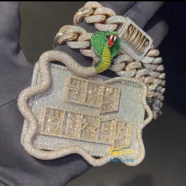 bling silver 925 gold plated hip hop jewelry iced out 3d enamel custom pendant moissanite necklace
bling silver 925 gold plated hip hop jewelry iced out 3d enamel custom pendant moissanite necklace