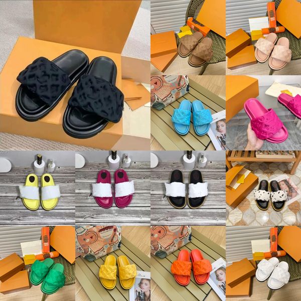designers pool slipper mules women sandals sunset flat comfort mules padded front strap slippers fashionable easy-to-wear style slides, Black
designers pool slipper mules women sandals sunset flat comfort mules padded front strap slippers fashionable easy-to-wear style slides, Black