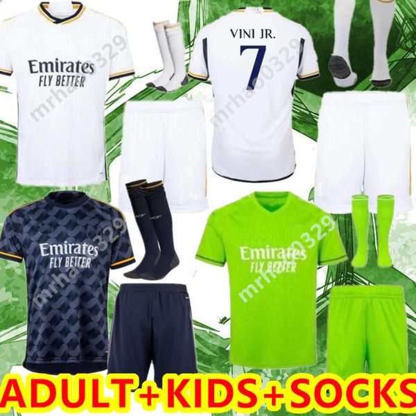 23 24 vini jr camavinga soccer jersey real madrids benzema rodrygo rudiger modric marcelo asensio lucas valverde men kids kit football shirt, White;black
23 24 vini jr camavinga soccer jersey real madrids benzema rodrygo rudiger modric marcelo asensio lucas valverde men kids kit football shirt, White;black