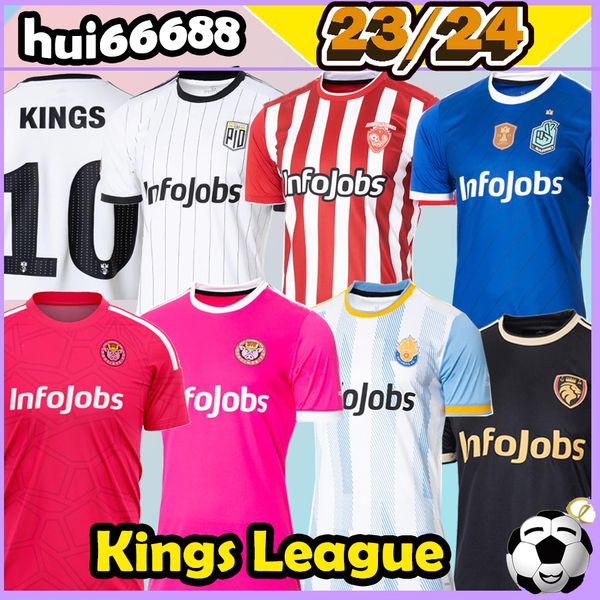 23/24 kings league soccer jerseys porcinos pio ultimate mostoles el barrio aniquiladores saiyans fronaldinho chicharito g. cichero gio ferin, White;black
23/24 kings league soccer jerseys porcinos pio ultimate mostoles el barrio aniquiladores saiyans fronaldinho chicharito g. cichero gio ferin, White;black