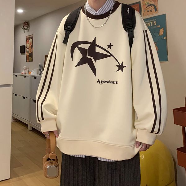 men s hoodies sweatshirts 2023 spring autumn amercian retro sweatshirt crew neck casual pullover cute print 230721, Black
men s hoodies sweatshirts 2023 spring autumn amercian retro sweatshirt crew neck casual pullover cute print 230721, Black