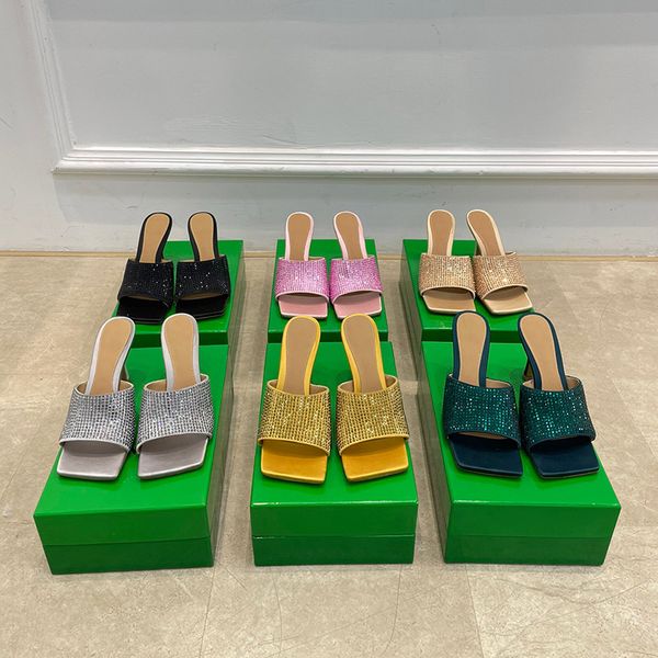sandals famous designer women stretch mule designer heels strass-embellished silk mules square toe sandal high heel luxury slides sandale de, Black
sandals famous designer women stretch mule designer heels strass-embellished silk mules square toe sandal high heel luxury slides sandale de, Black