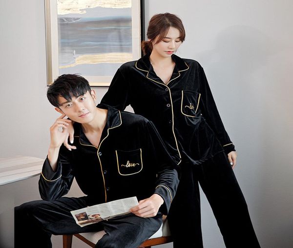 luxury couple sleepwear set autumn winter couple pajamas gold velvet women men sleepwear soft warm sleepwears plus size sleepwear1493000, Black;red
luxury couple sleepwear set autumn winter couple pajamas gold velvet women men sleepwear soft warm sleepwears plus size sleepwear1493000, Black;red