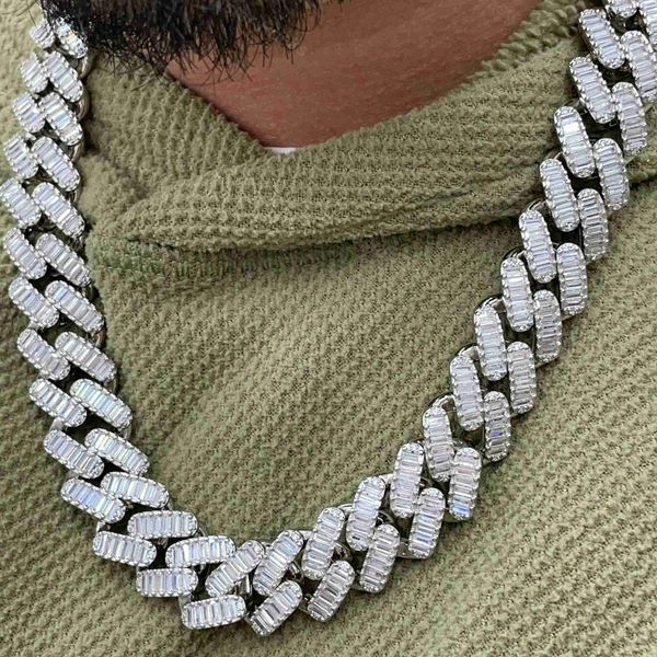 custom made 925 sterling silver jewelry gold plated cuban links vvs moissanite wholesale 18mm baguette cuban chain
custom made 925 sterling silver jewelry gold plated cuban links vvs moissanite wholesale 18mm baguette cuban chain