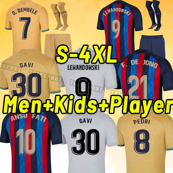 22 23 lewandowski soccer jerseys memphis barcelona auba pedri ansu fati coutinho f.de jong dest gavi adama football shirts women player vers, Black;yellow
22 23 lewandowski soccer jerseys memphis barcelona auba pedri ansu fati coutinho f.de jong dest gavi adama football shirts women player vers, Black;yellow