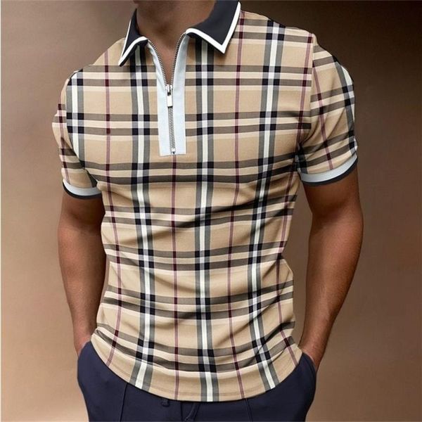 men polo shirts summer casual brand short sleeve solid mens turn down collar zippers tees 220606 ecrqk, White;black
men polo shirts summer casual brand short sleeve solid mens turn down collar zippers tees 220606 ecrqk, White;black