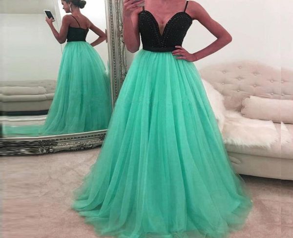 popular two tone prom dress long formal black turquoise tulle prom dresses evening gown with beading3647355
popular two tone prom dress long formal black turquoise tulle prom dresses evening gown with beading3647355