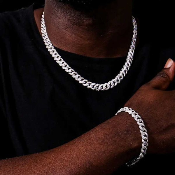 hip hop 18mm vvs moissanite iced out diamond silver color chain necklace bracelet 925 silver men necklace miami cuban link chain
hip hop 18mm vvs moissanite iced out diamond silver color chain necklace bracelet 925 silver men necklace miami cuban link chain