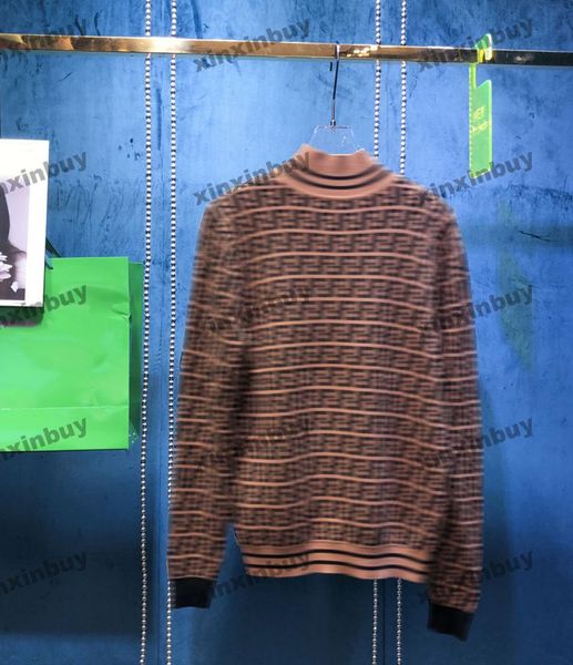 xinxinbuy men women designer sweatshirt double letter jacquard roma sweater blue black white brown xs-2xl, Black;brown
xinxinbuy men women designer sweatshirt double letter jacquard roma sweater blue black white brown xs-2xl, Black;brown