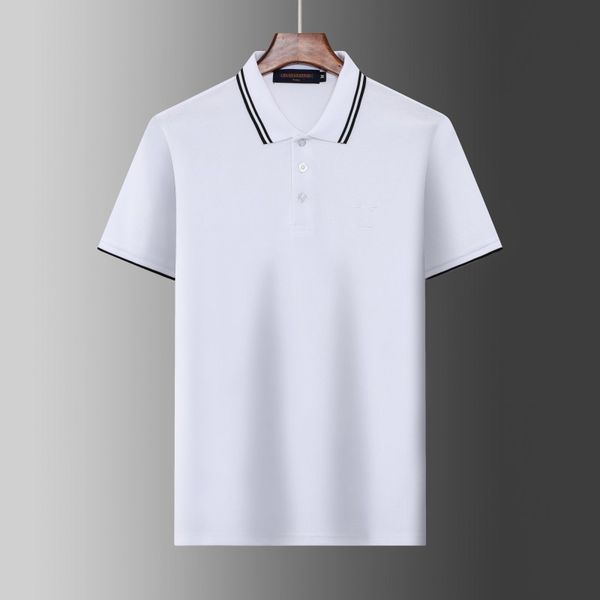 new mens short sleeved polo shirt high-end customized imported silky pearl cotton fabric smooth breathable versatile business casual style f, White;black
new mens short sleeved polo shirt high-end customized imported silky pearl cotton fabric smooth breathable versatile business casual style f, White;black
