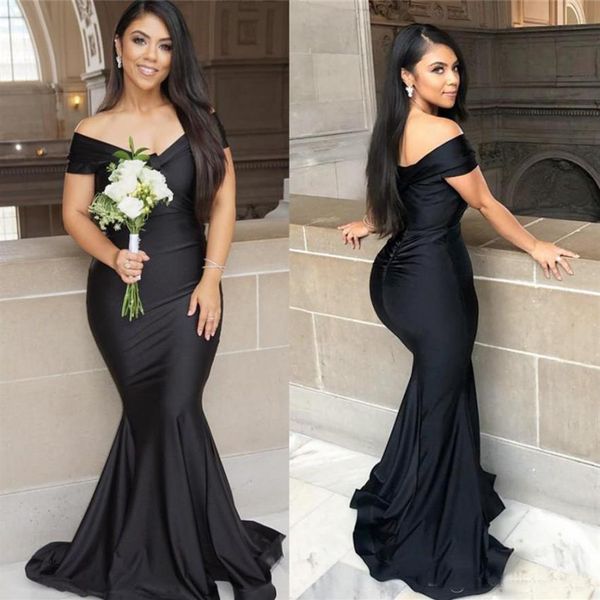 black mermaid bridesmaid dresses off shoulder v neck pleats long wedding guest party gowns prom dress265w, White;pink
black mermaid bridesmaid dresses off shoulder v neck pleats long wedding guest party gowns prom dress265w, White;pink