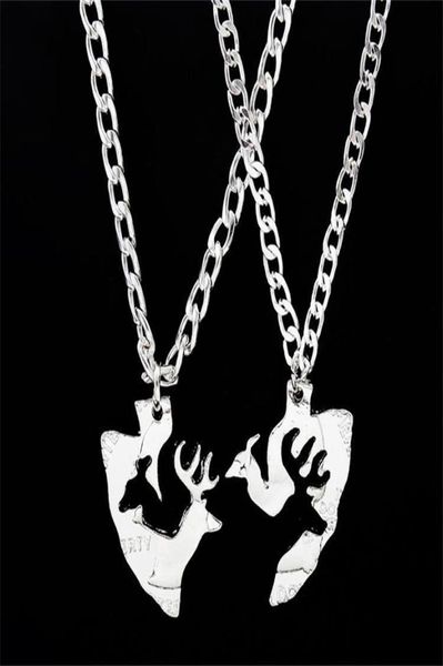 buck and doe couples puzzle necklace set interlocking coin love pendant friends necklaces6772221, Silver
buck and doe couples puzzle necklace set interlocking coin love pendant friends necklaces6772221, Silver